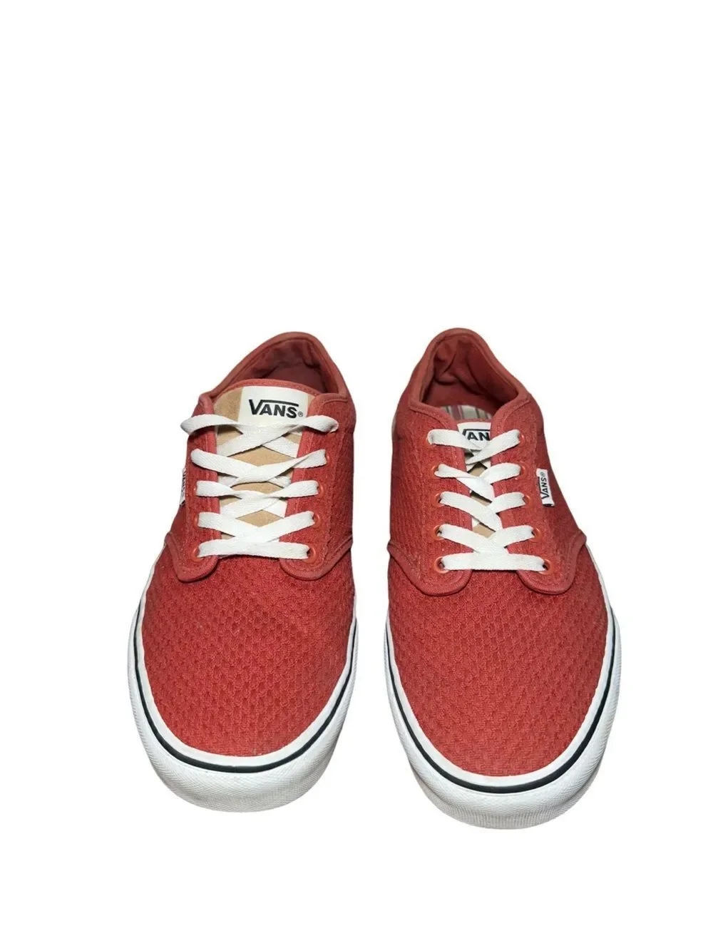 Vans Men’s Red Canvas Low-Top Sneaker size 11.5